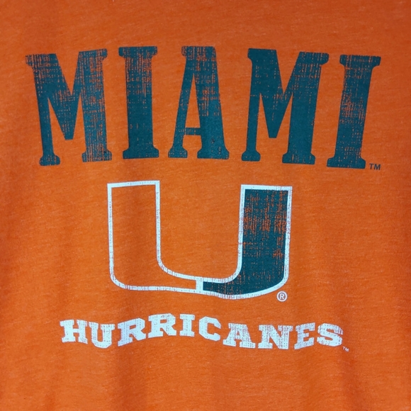 Miami Hurricanes Youth Colosseum Distressed T Shirt - Picture 2 of 4